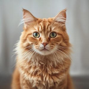 Vörös cica Kör alakú Gyémántszemes kirakó