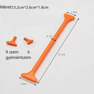 6 és 9 szemes gyémántszem applikátor